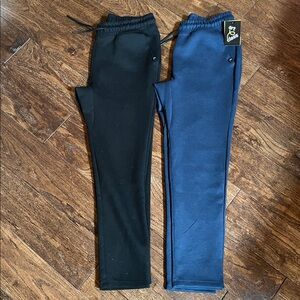 Boys NWT navy blue & EUC black drawstring athletic pants size XL 14